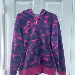 Bape Color Camo Shark Full Zip Hoodie Purple, Sizes