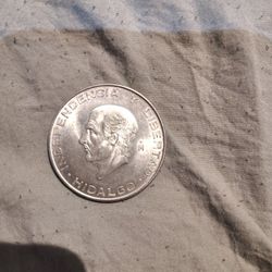 Moneda Hidalgo Chica De Plata $40