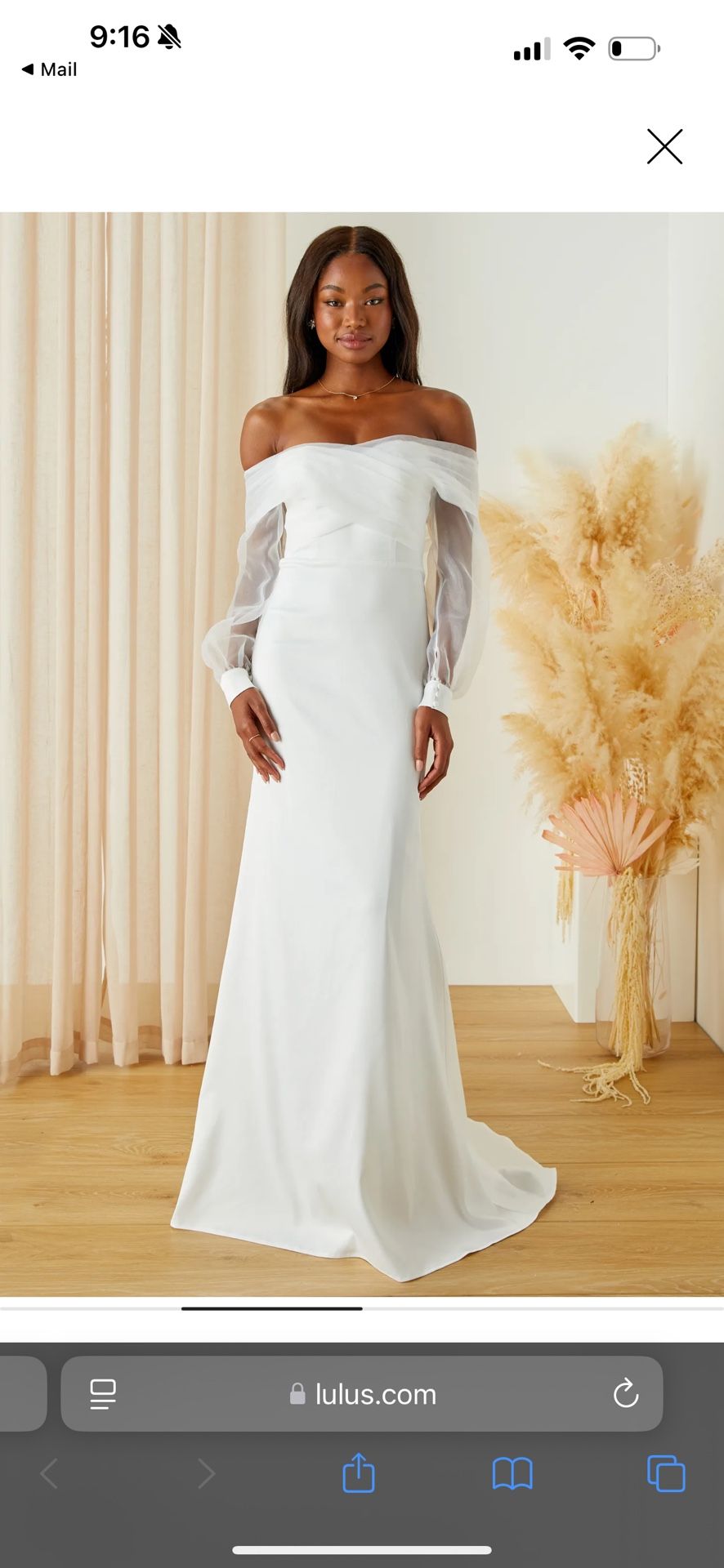 Lulus Bridal - Blissfully Loved White Satin Organza Wedding Dress