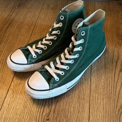 Midnight Clover Green Converse 