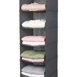 Brand New 6-Shelf Hanging Closet Organizer (still sealed in box !)