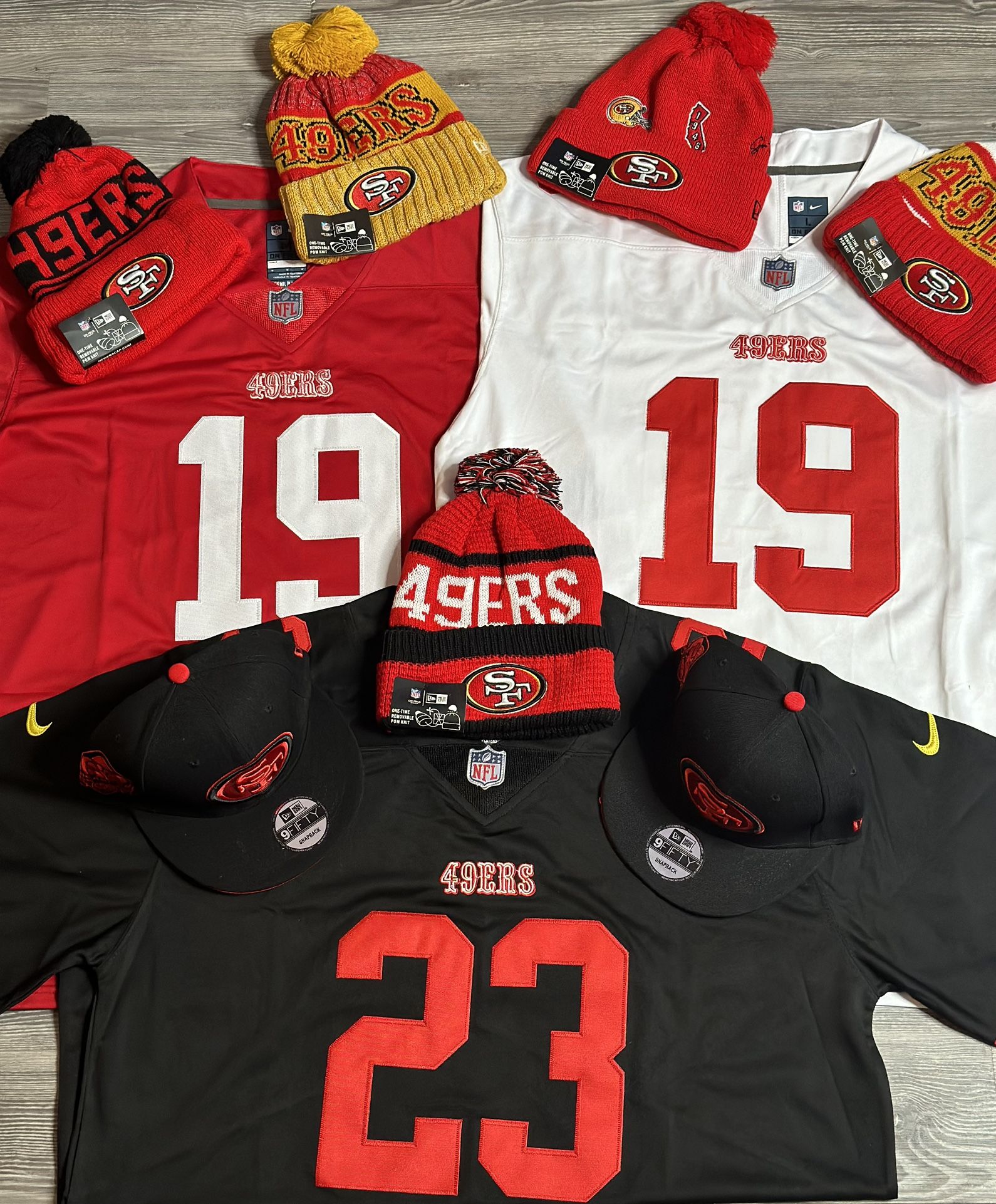 49ers Jerseys Beanies And Snapbacks 