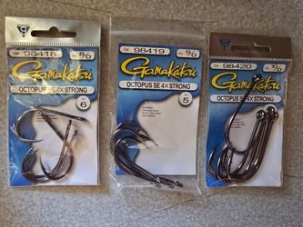 Gamakatsu Octopus hooks