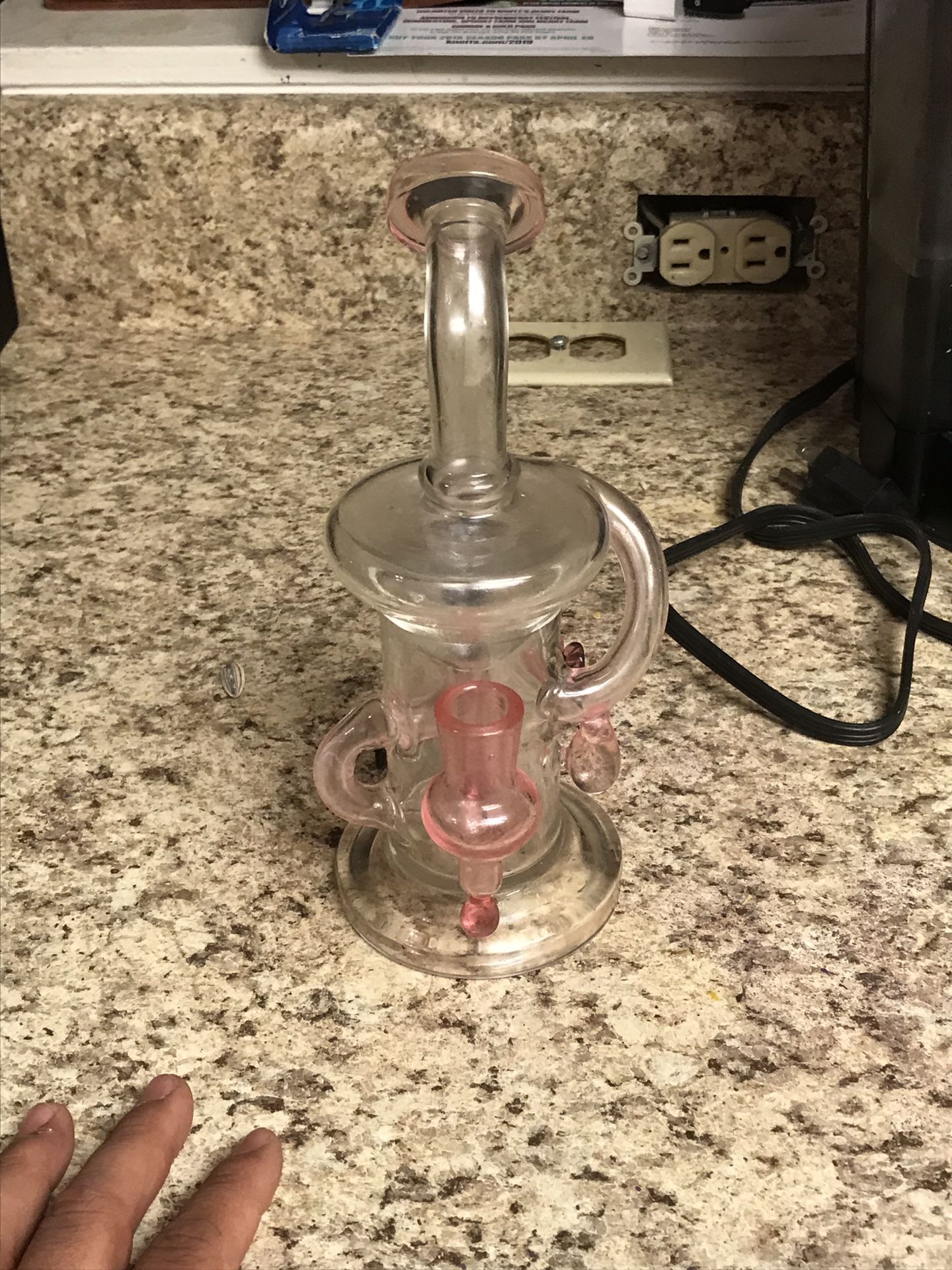 glass rig changes colors