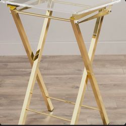 Acrylic tray tables