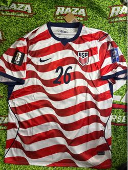 USMNT 2026 Home Jersey - Zendejas #26 Size XXXL