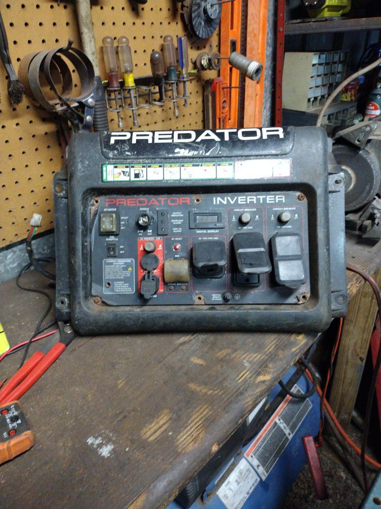 Predator 8750 Generator Inverter Control Panel