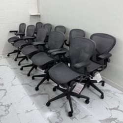 HERMAN MILLER REMASTERED AERON CHAIRS (BRAND NEW) $750 EACH DELIVERY AVAILABLE 