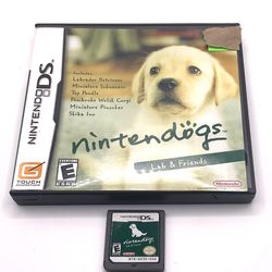 Nintendo 3Ds, Nintendo Lab And Friends Nintendogs Dogs Game In Case 