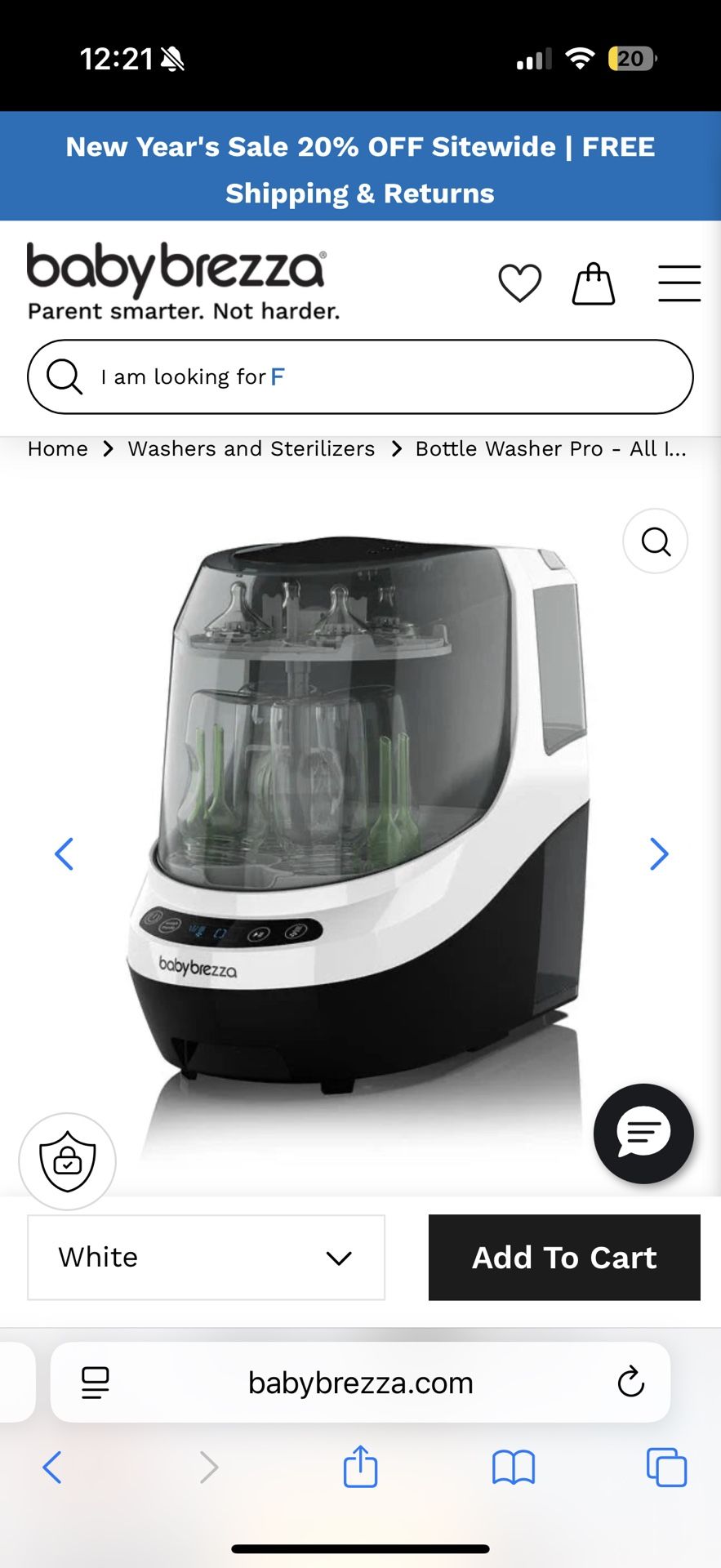 Baby Breeza Bottle Pro Washer
