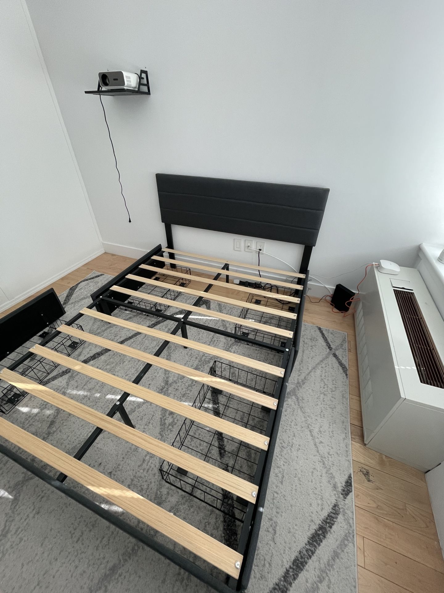 Queen Bed Frame With Headboard And Storage