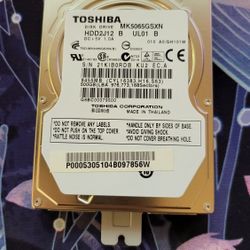 Toshiba HDD 2.5" 500GB For Laptop *Working*