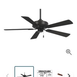 Minka Aire 5 Blade 52inch fan Without Light Kit