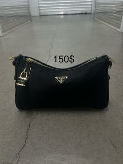 Prada Black Nylon Mini Shoulder Bag