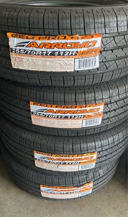 Brand New Set Of 4 Arroyo 255/70R17 Eco Pro H/T Tires no wheels rims