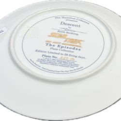 Star Trek Collectors Plate Data