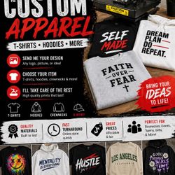 Custom T-Shirts, Hoodies & More
