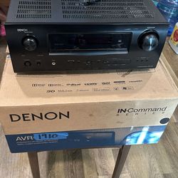 DENON AVR 1910 AV SURROUND RECEIVER REMOTE CONTROL NOT INCLUDED