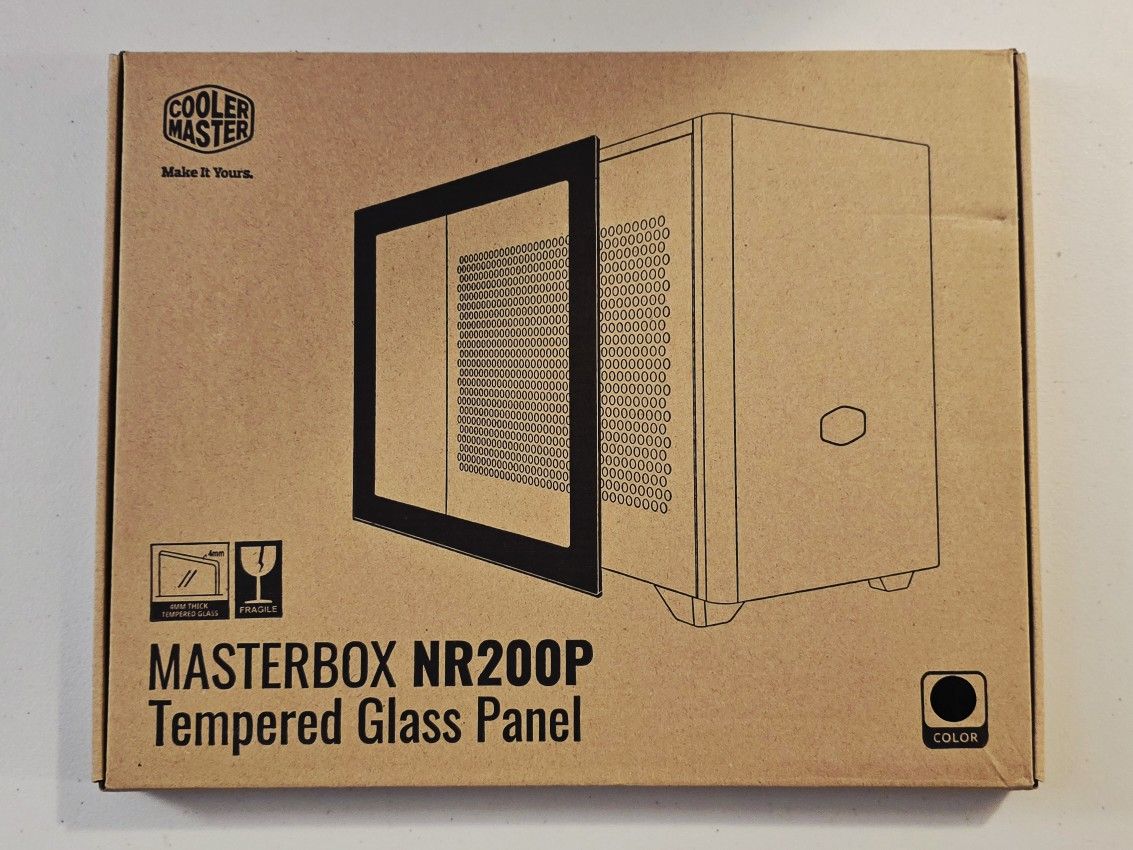 Cooler Master NR200P Tempered Glass Side Panel (Black) - Brand New