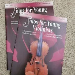 Complete Set of Violin & Accompaniment Books! 