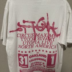 Travis Scott Oakland Tour T-shirt 