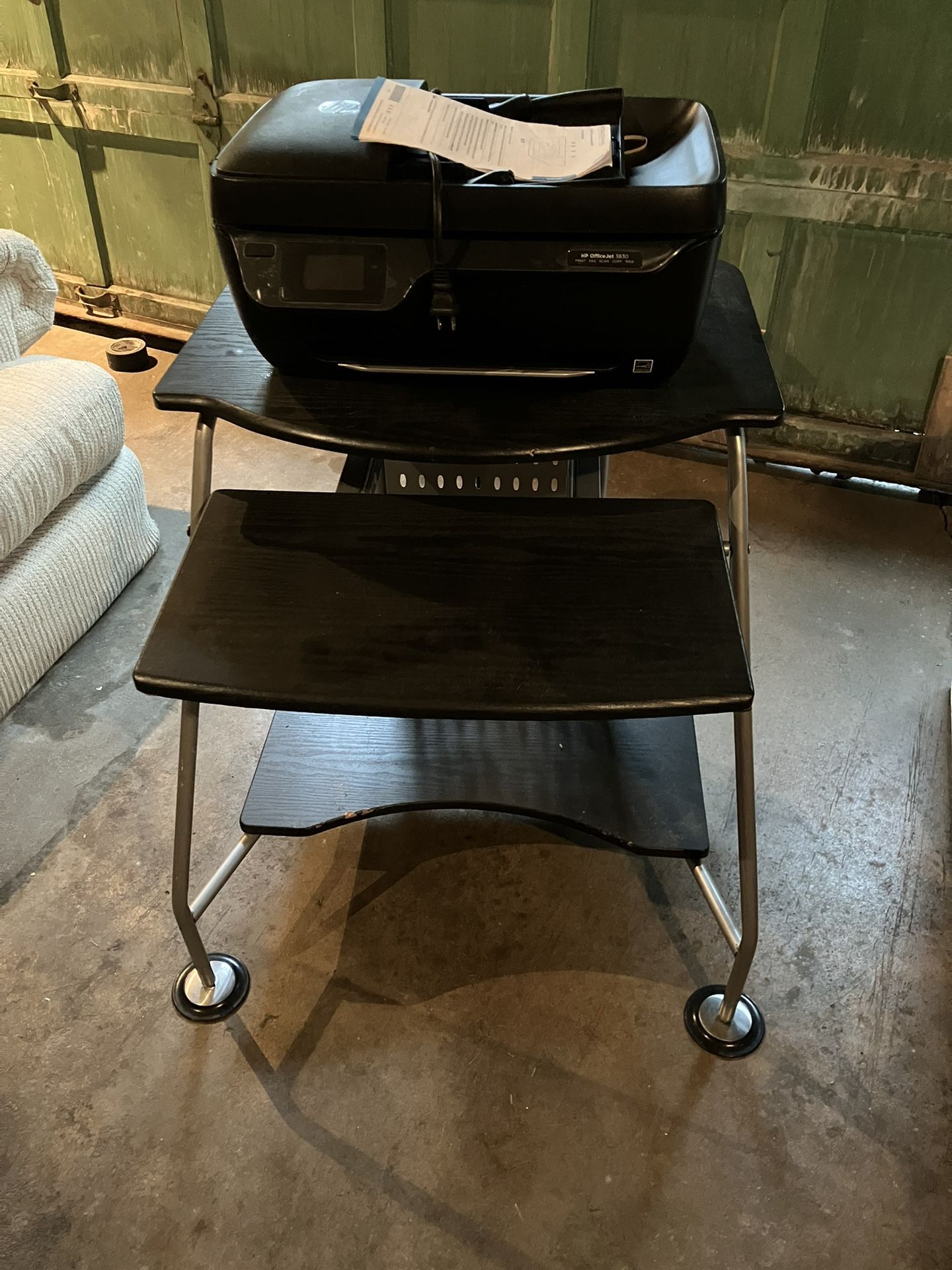 Computer Desk W/ 3830 HP Printer