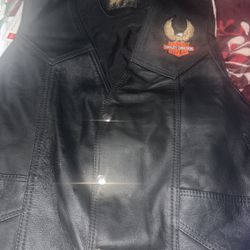 Genuine Leather Harley-Davidson Vest