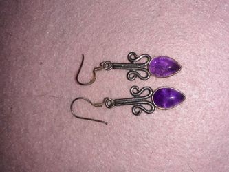 Amethyst earrings