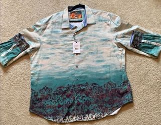 Brand New Robert Graham Long Sleeve Shirt 👔 🔥