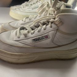 reebok club c mid green 