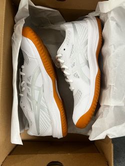 ASICS White Sneakers with gum soles