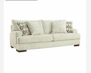 Plush chenille Couch 94x38x40