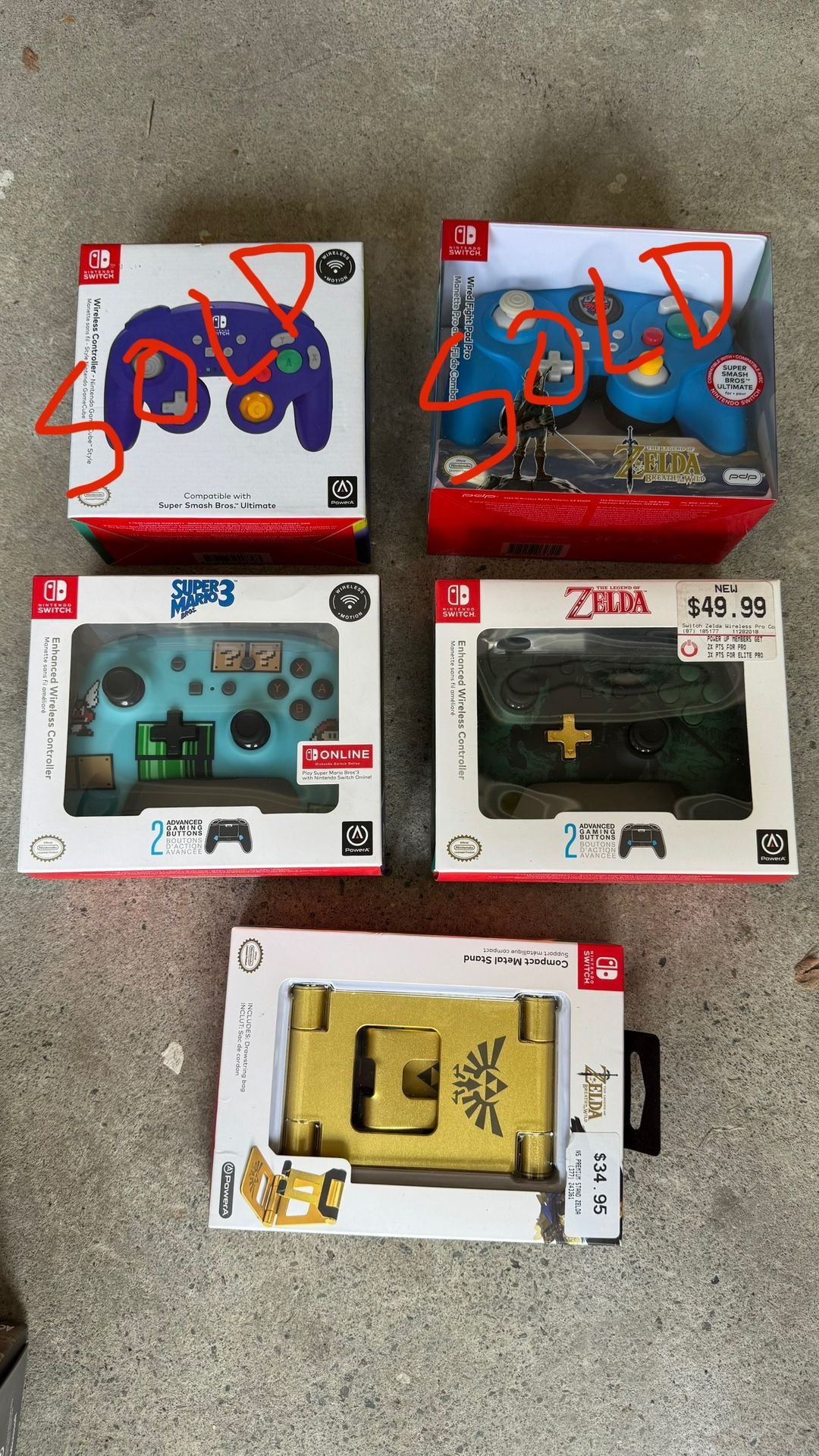 NEW Nintendo Switch Controllers