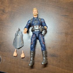 Hasbro Marvel Legends Captain America Avengers Infinity War Thanos Wave BAF Loose 6”