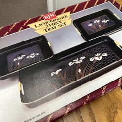 $15 Laquerwear 3 Piece Tray Set