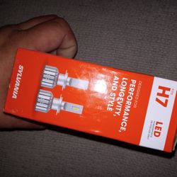 H7 L.E.D HEADLIGHT BULBS