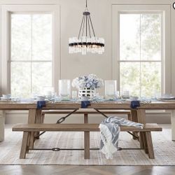 Pottery Barn Benchwright Extending Dining Table