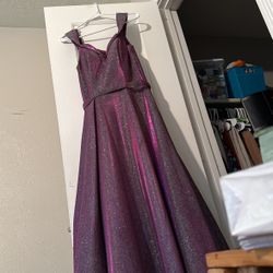 Size 10 Glittery Purple Dress