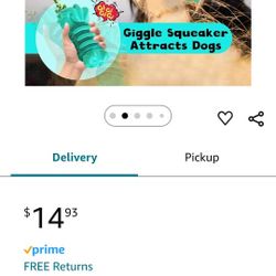 GigiCrocz Dog Toys for Aggressive Chewers Large Breed, Almost Indestructible Tough Long Lasting Toy, Interactive Squeaky Giggle Pet Chew Toys for Bore