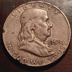 1959 Liberty Half Dollar CUDS? DENTS? ERRORS? ..MAKE OFfER!!