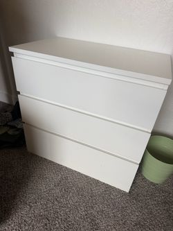 White ikea dresser
