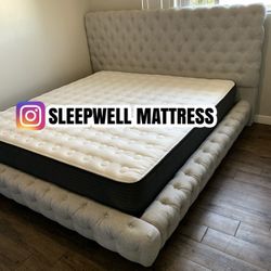 King Bed Frame Witt Matress 