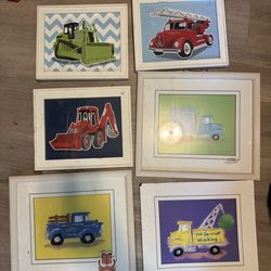 Frames for a boy room