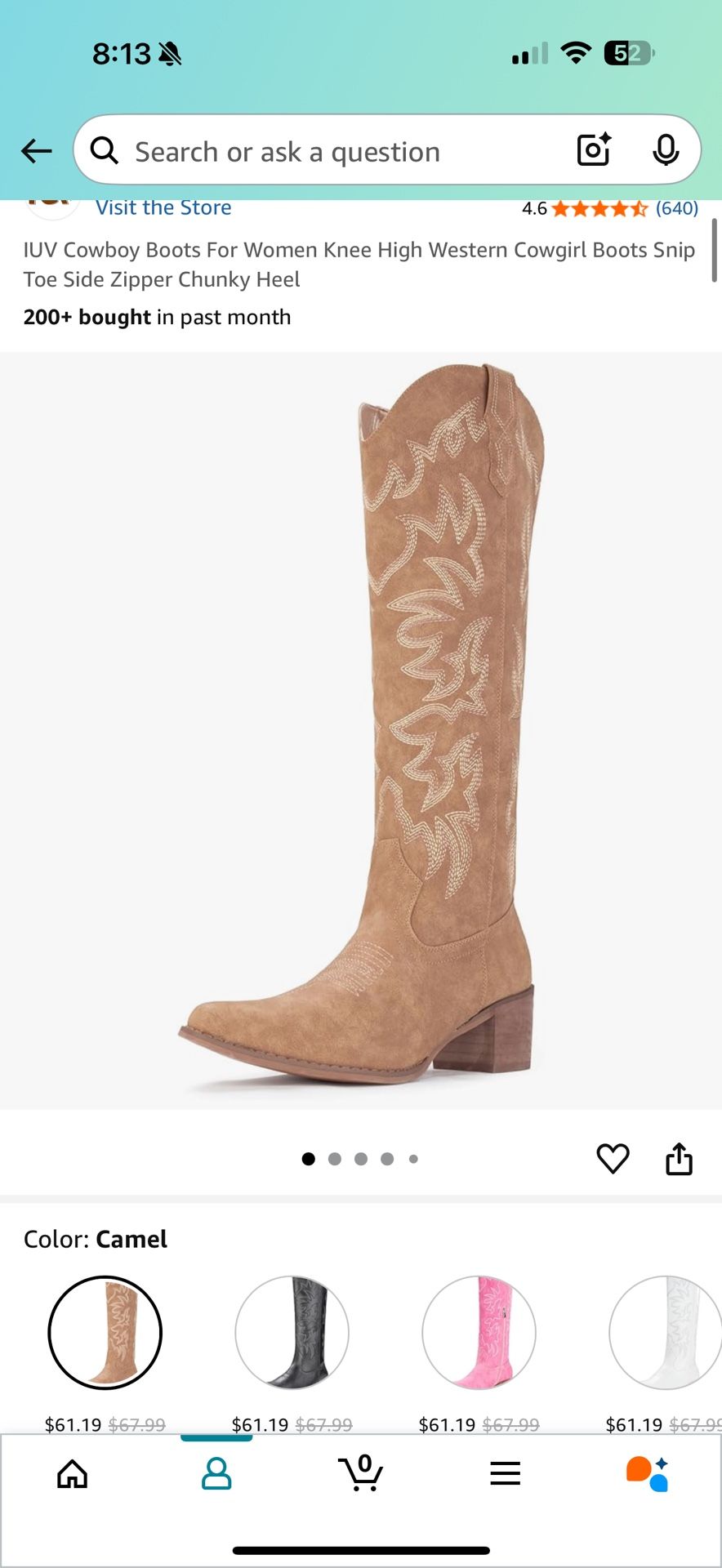 Cowboy Boots Size 7.5