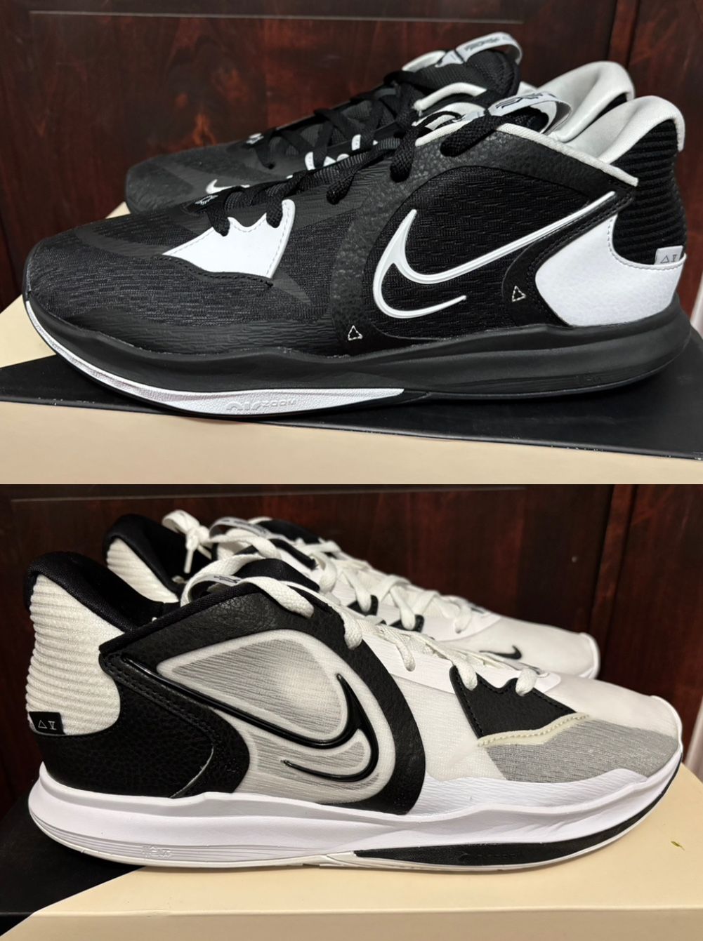 Lot Of 2 NEW Kyrie Low 5 TB Promo Black/White (Both Men’s Size 13) - $150 For Both