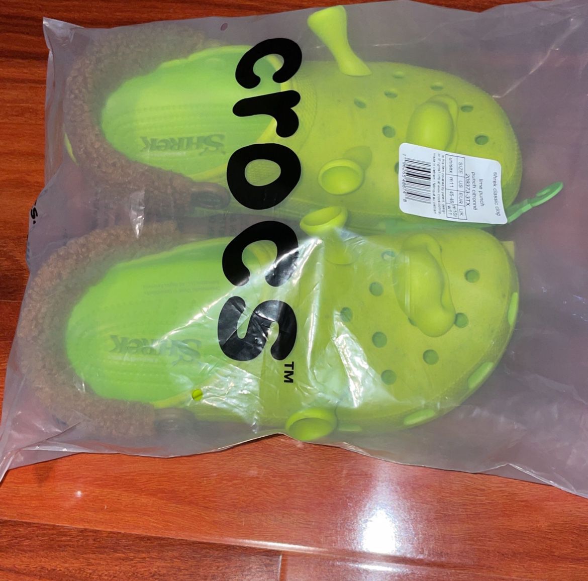 Crocs Shrek Classic Clog Sizes (10M, 11M)