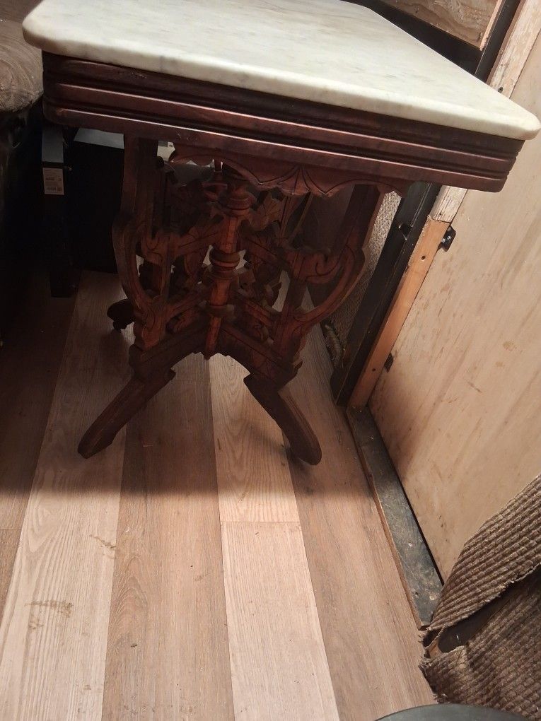 Victorian Marble Top Table