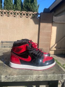 Jordan 1 Retro High OG Patent Bred 9.5 men