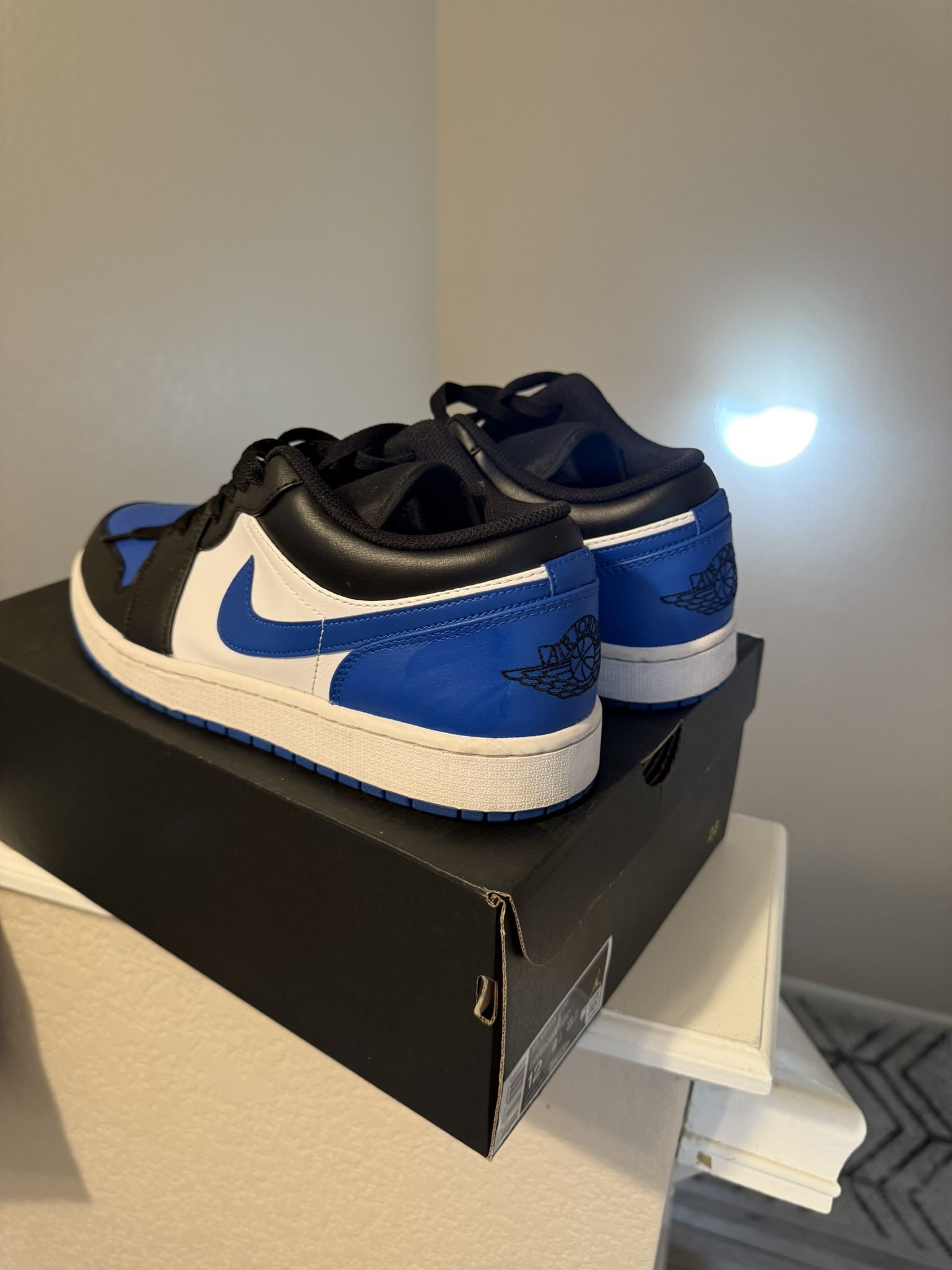 Jordan 1 Low Alternate Royal Toe Men’s Size 12