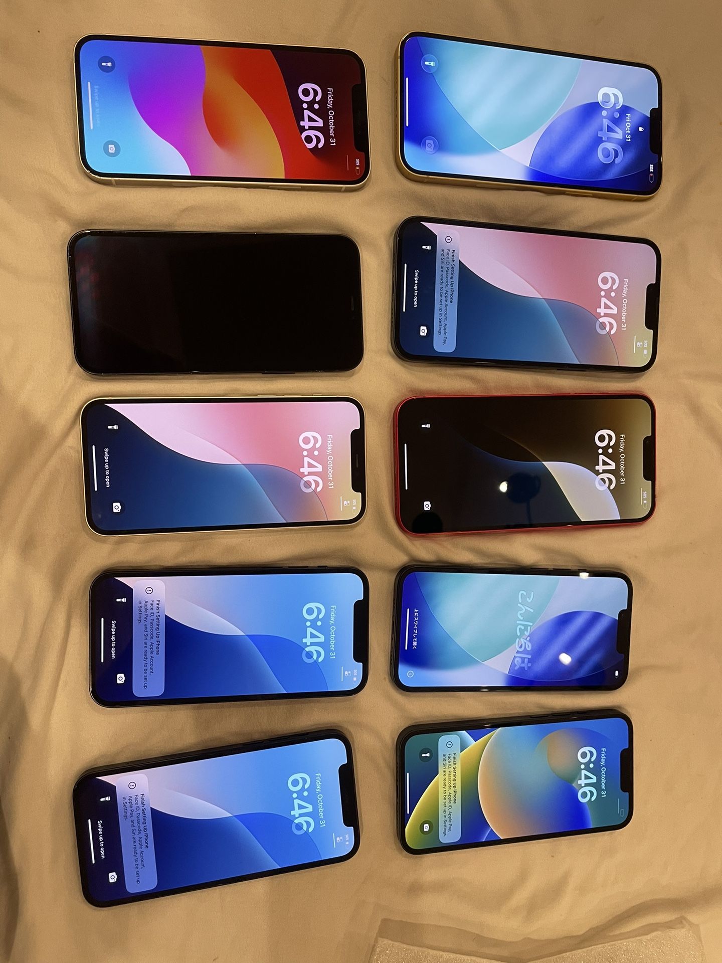 Iphone 12, 14, 14 plus and ip X, unlocked , original 100% ( not refurbished )